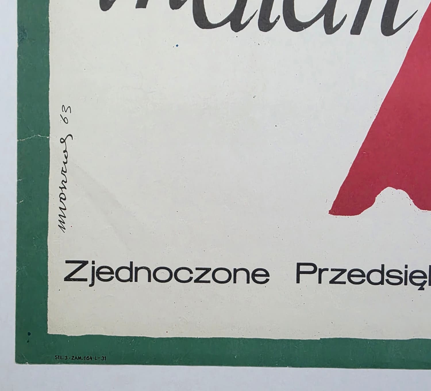 Cyrk Arena Indian (Oryginalny plakat cyrkowy), aut. J. Mroszczak, 1963 - 173582