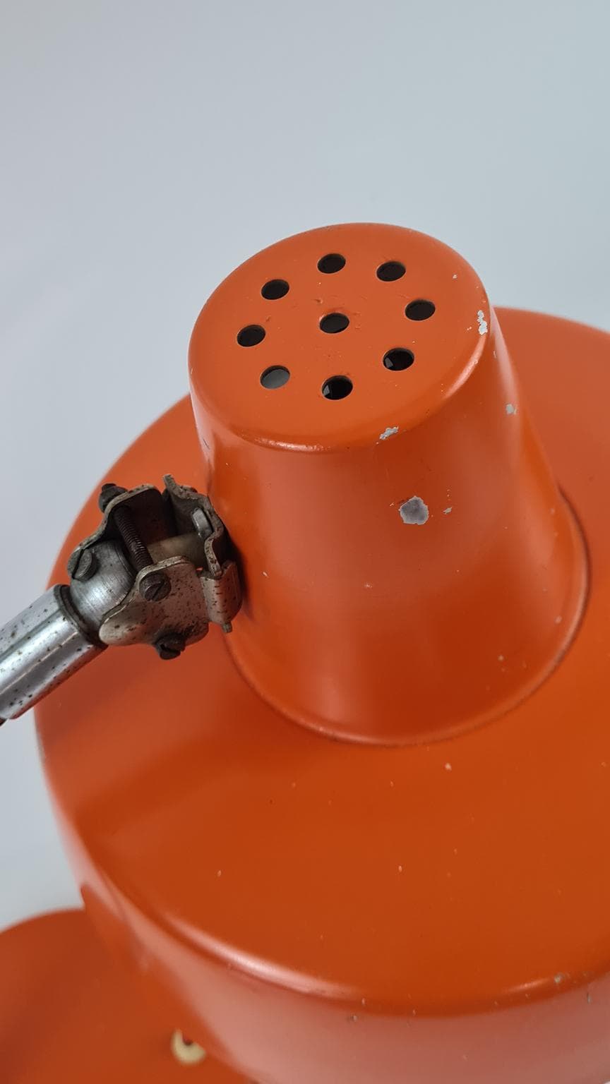 Lampa biurkowa, pomarańczowy, metal, Węgry, lata 70. - 170741