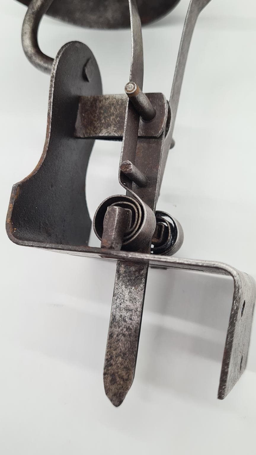 Dzwonek do drzwi, secesja, metal szary, Francja, XIX wiek - 170745