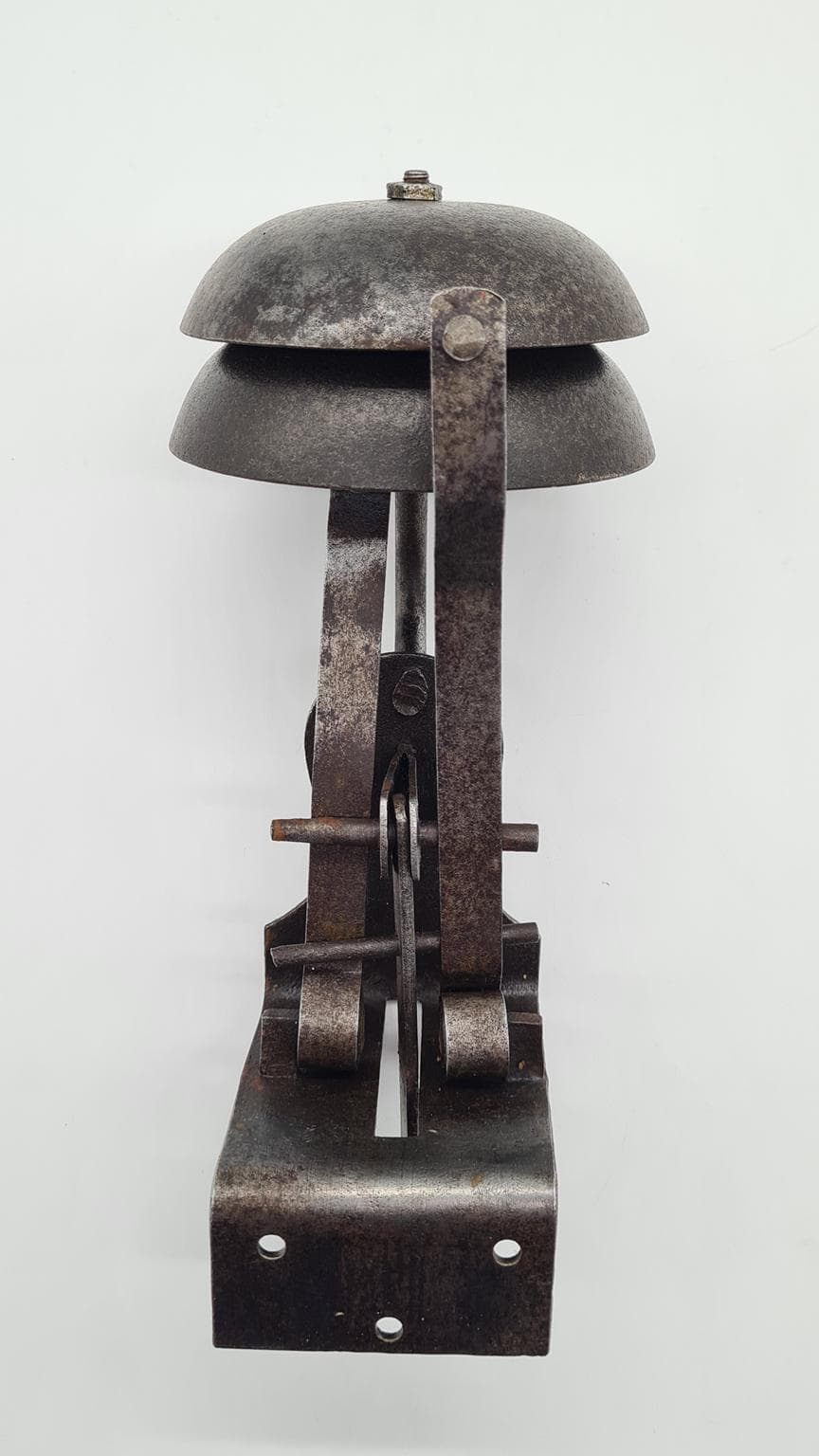 Dzwonek do drzwi, secesja, metal szary, Francja, XIX wiek - 170747