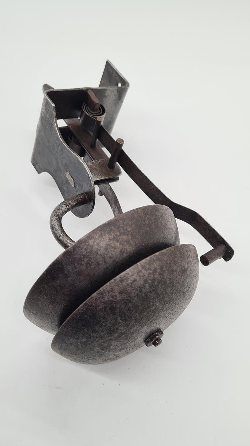 Dzwonek do drzwi, secesja, metal szary, Francja, XIX wiek - 170752