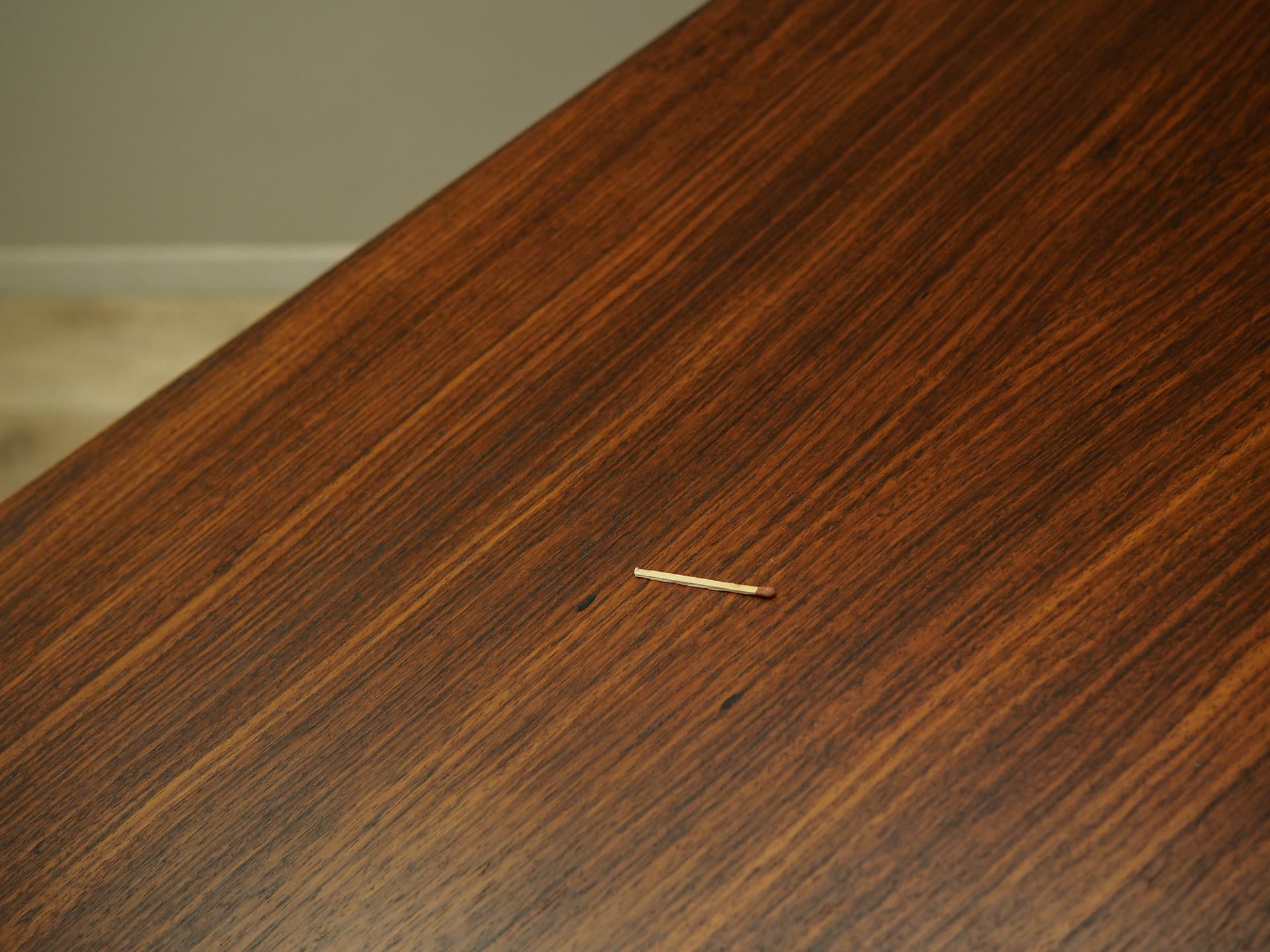 Desk, brown rosewood, black steel, by I. & L. Parisi, MIM Roma, Italy, 1970s. - 170833