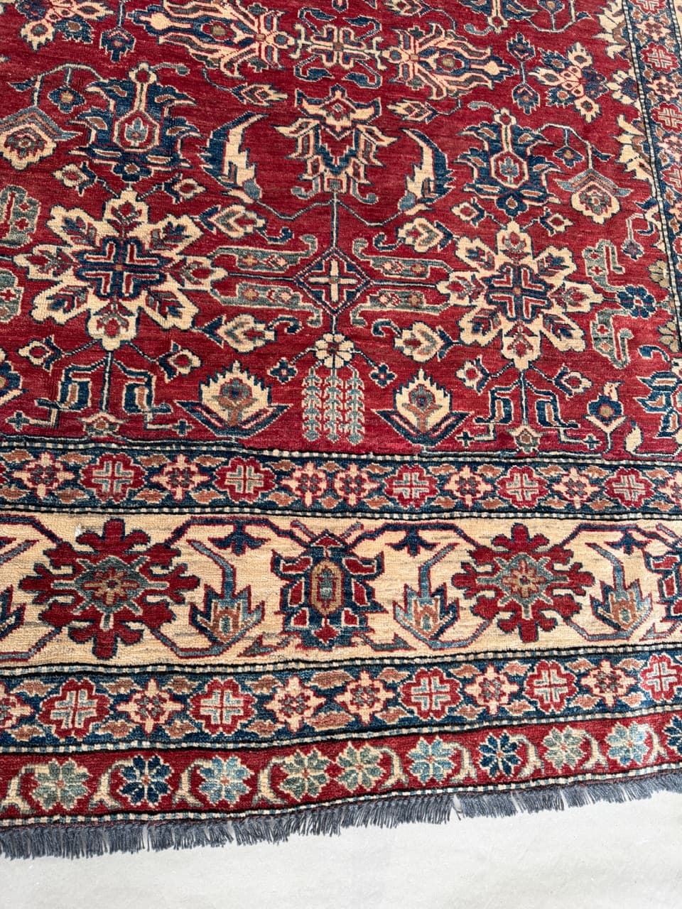 Dywan Ziegler, czerwony, wełna, Pakistan - 171361