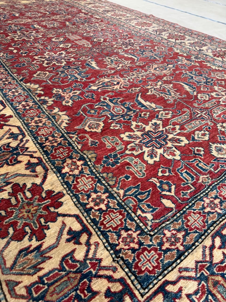 Dywan Ziegler, czerwony, wełna, Pakistan - 171369