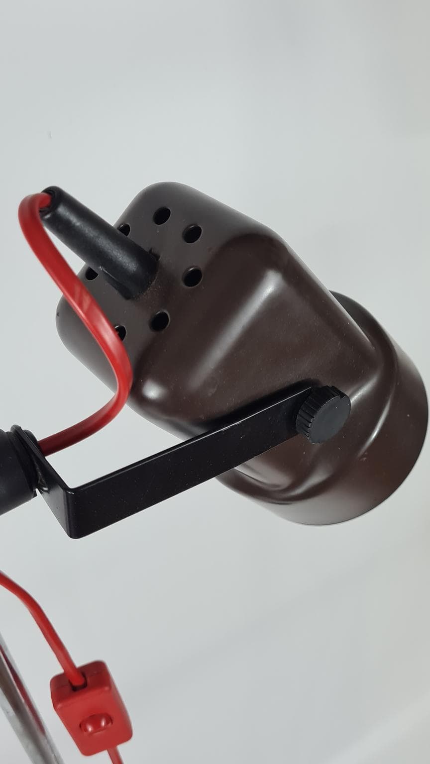 Lampa podłogowa z ruchomym reflektorem w stylu vintage, lata 70 - 171440