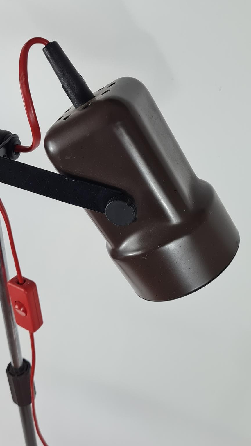 Lampa podłogowa z ruchomym reflektorem w stylu vintage, lata 70 - 171439