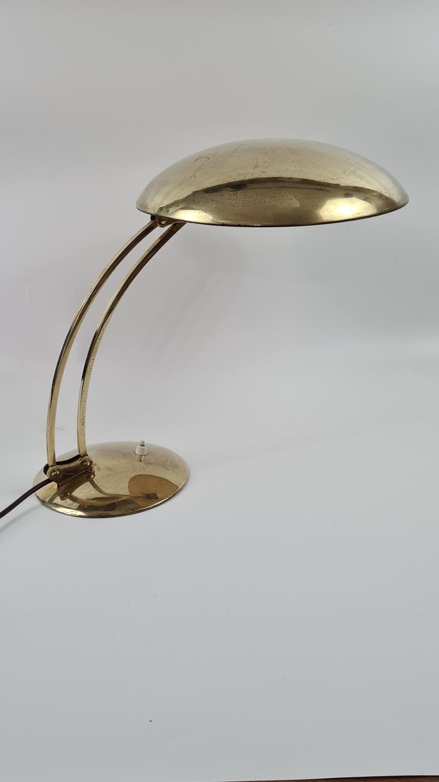 Lampa biurkowa Kaiser Idell Brass Christian Dell Niemcy - 171467