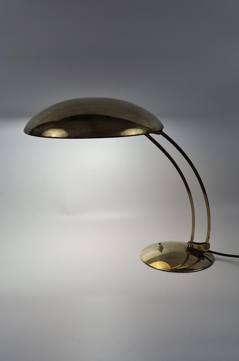 Lampa biurkowa Kaiser Idell Brass Christian Dell Niemcy - 171460