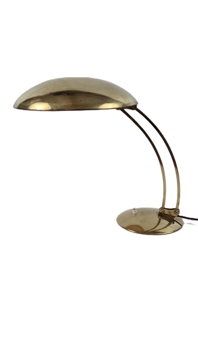 Lampa biurkowa Kaiser Idell Brass Christian Dell Niemcy - WYMIARY