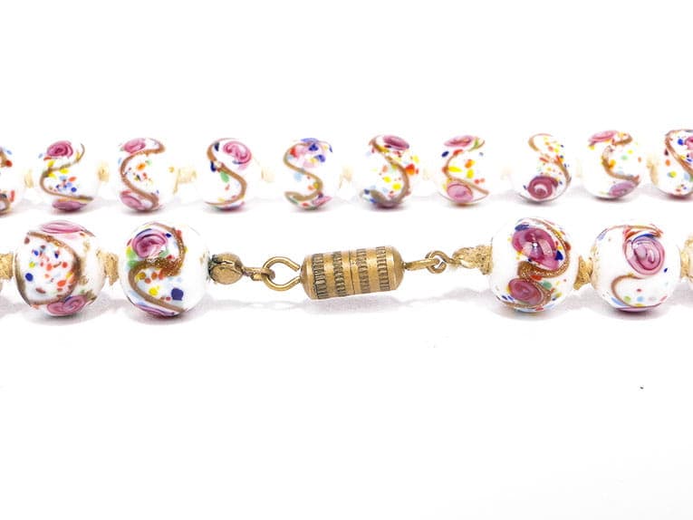 Naszyjnik, Murano, multikolor, szkło, Włochy, lata 60. - 171668