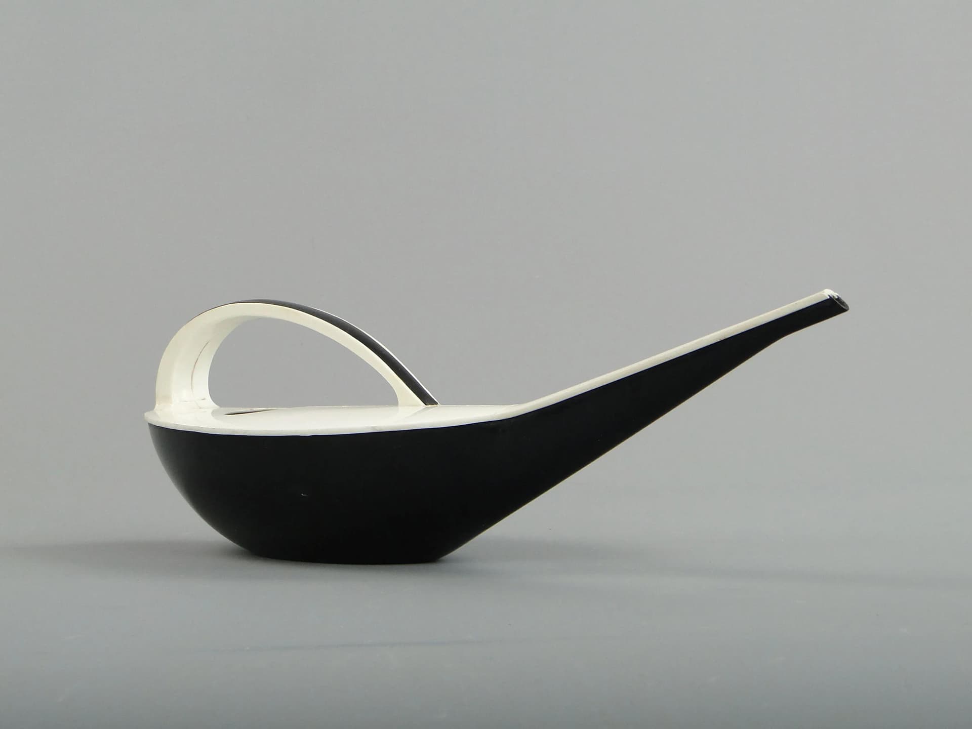 Watering Can, black, plastic, by K. Kunis, Germany, 1960s. - 11331