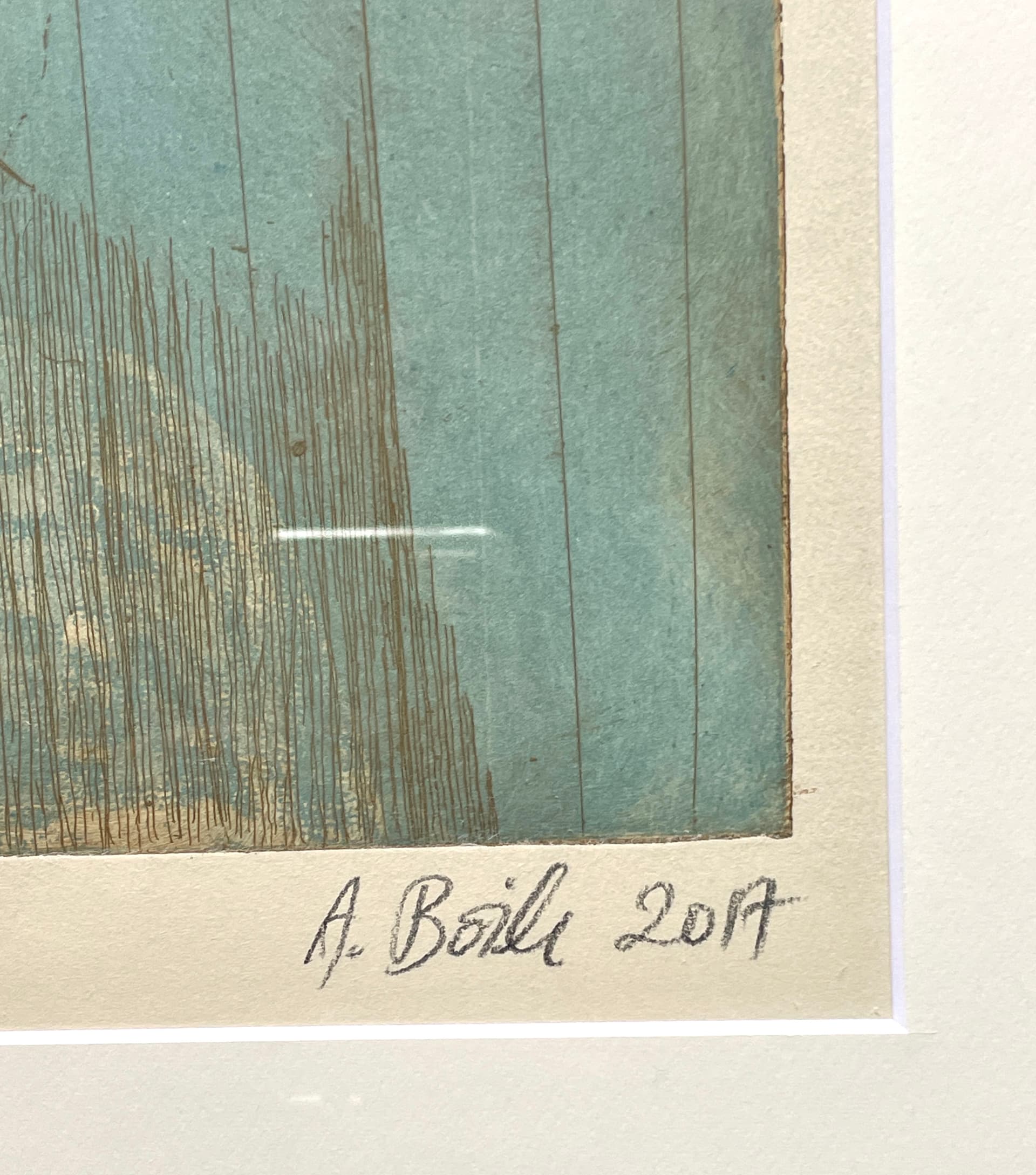 Aleksandra Bożek – grafika artystyczna z cyklu Samoświadomość, sygn. 2017 - 171717