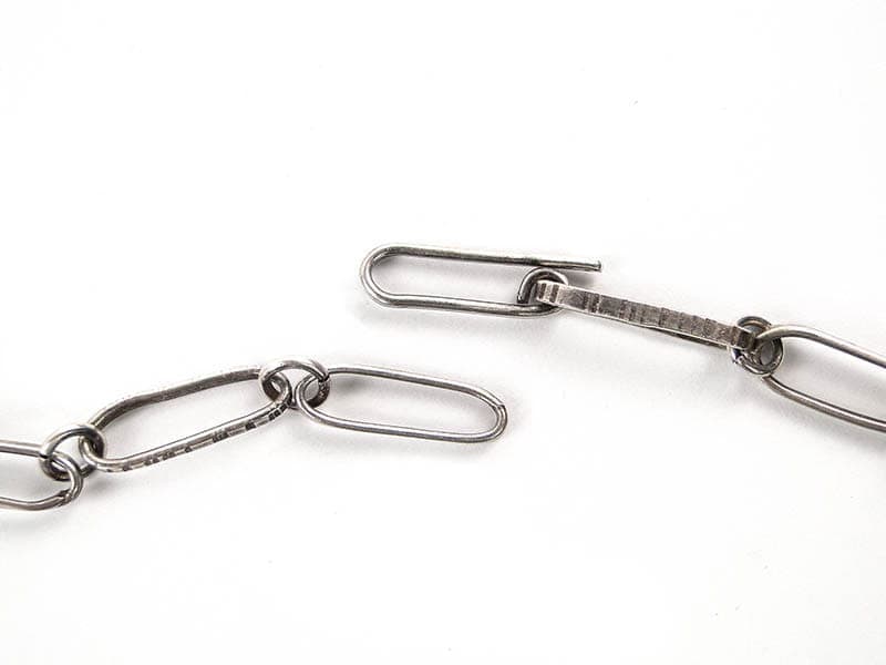 Naszyjnik modernistyczny, srebro, Polska, lata 60. - 171788