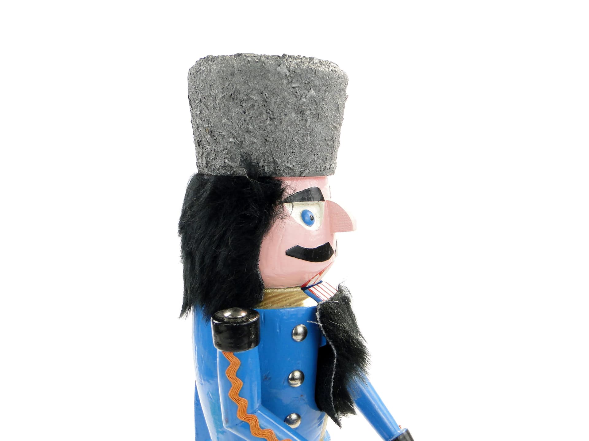 Dziadek do orzechów figuralny, folk, drewno polichromowane multicolor, Austria, lata 60. - 171868