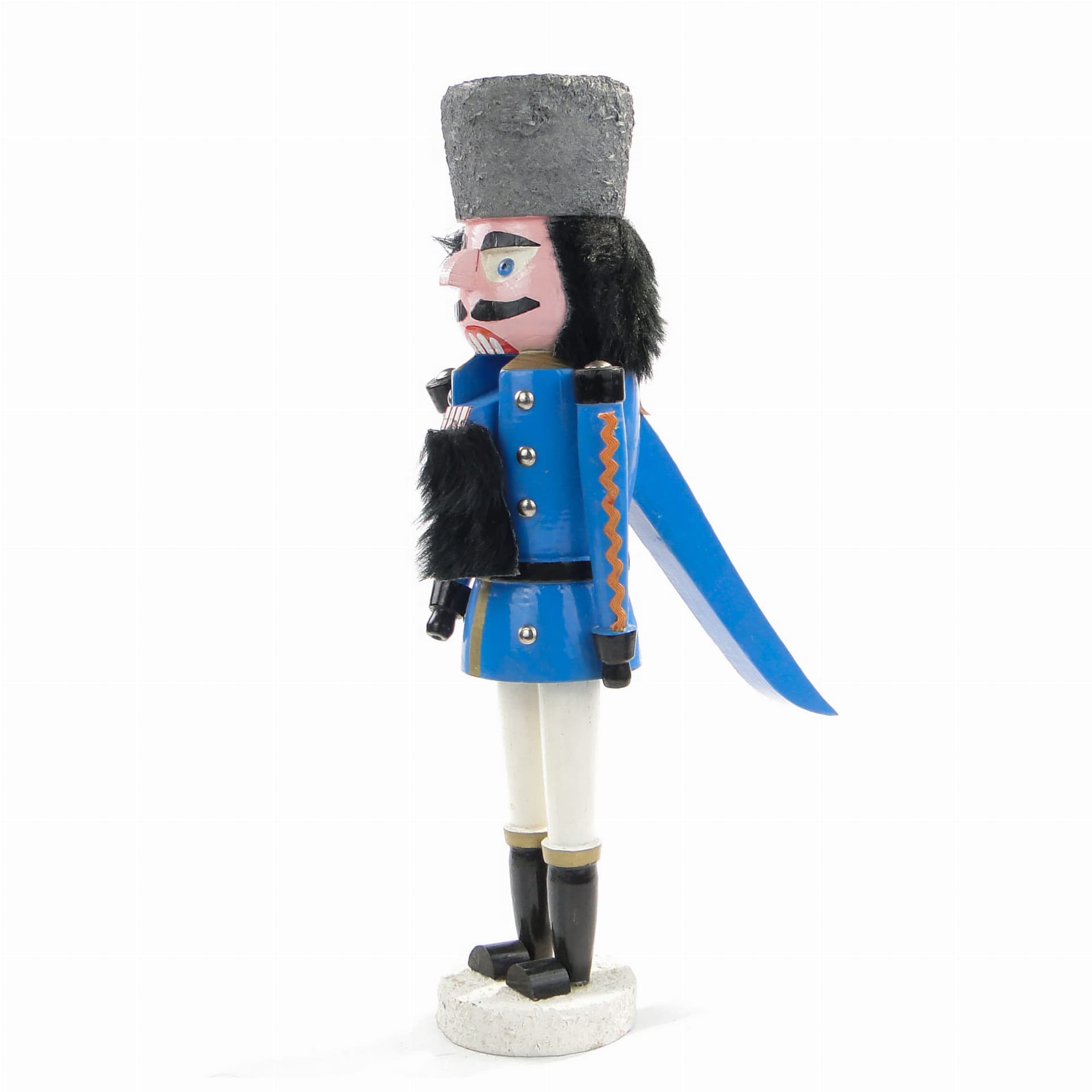 Dziadek do orzechów figuralny, folk, drewno polichromowane multicolor, Austria, lata 60. - 171875