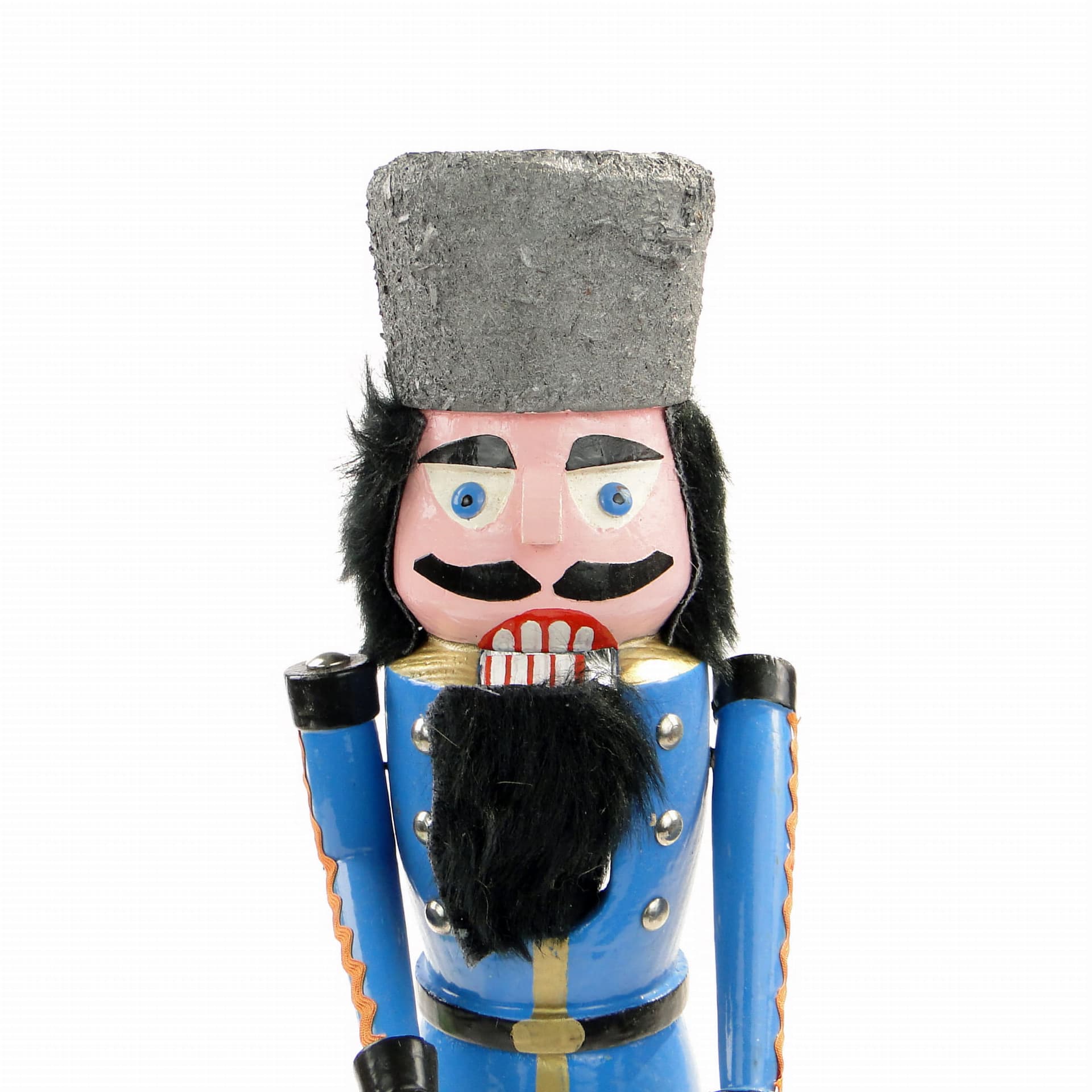 Dziadek do orzechów figuralny, folk, drewno polichromowane multicolor, Austria, lata 60. - 171870