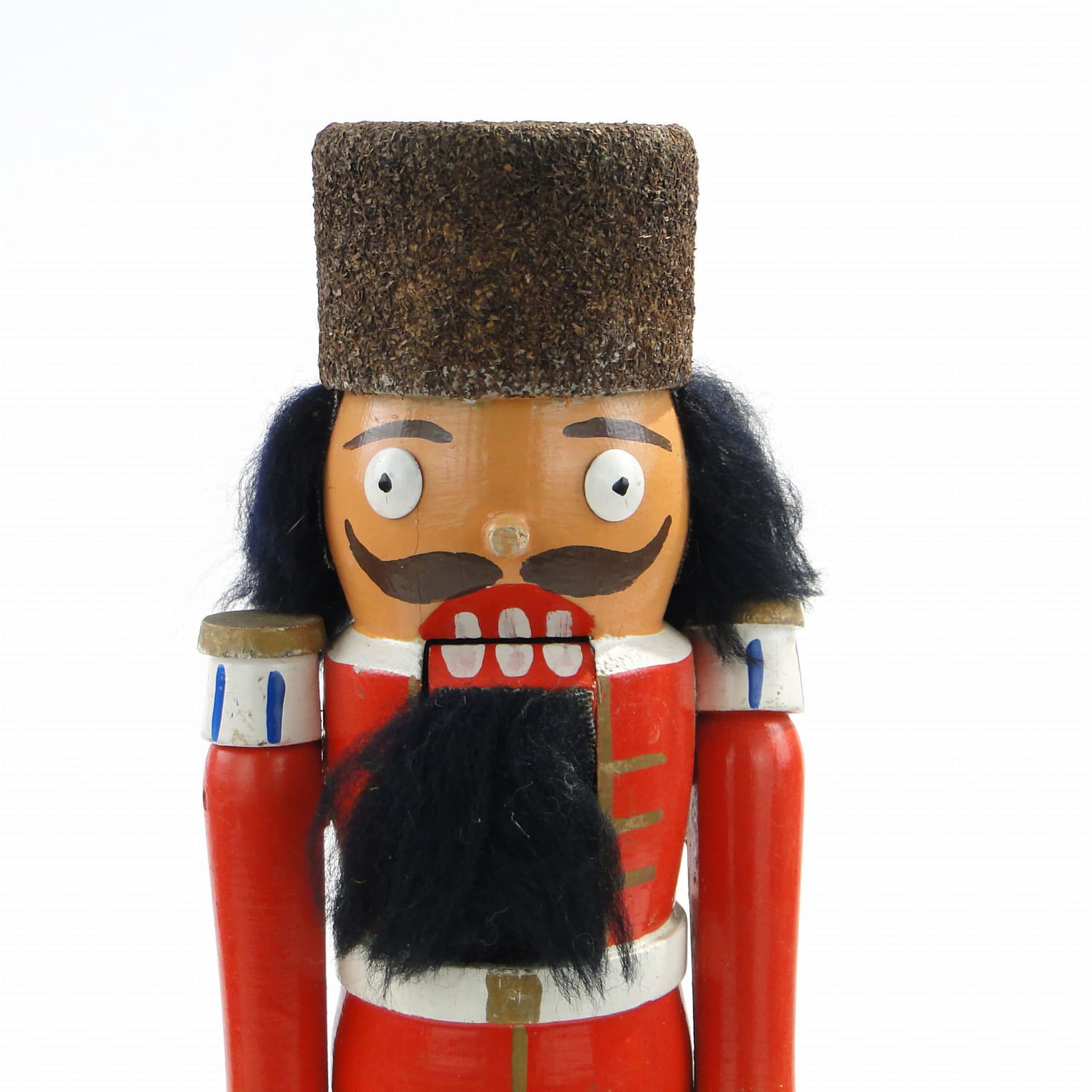 Dziadek do orzechów figuralny, polichromowane drewno, Austria, lata 60. - 171902