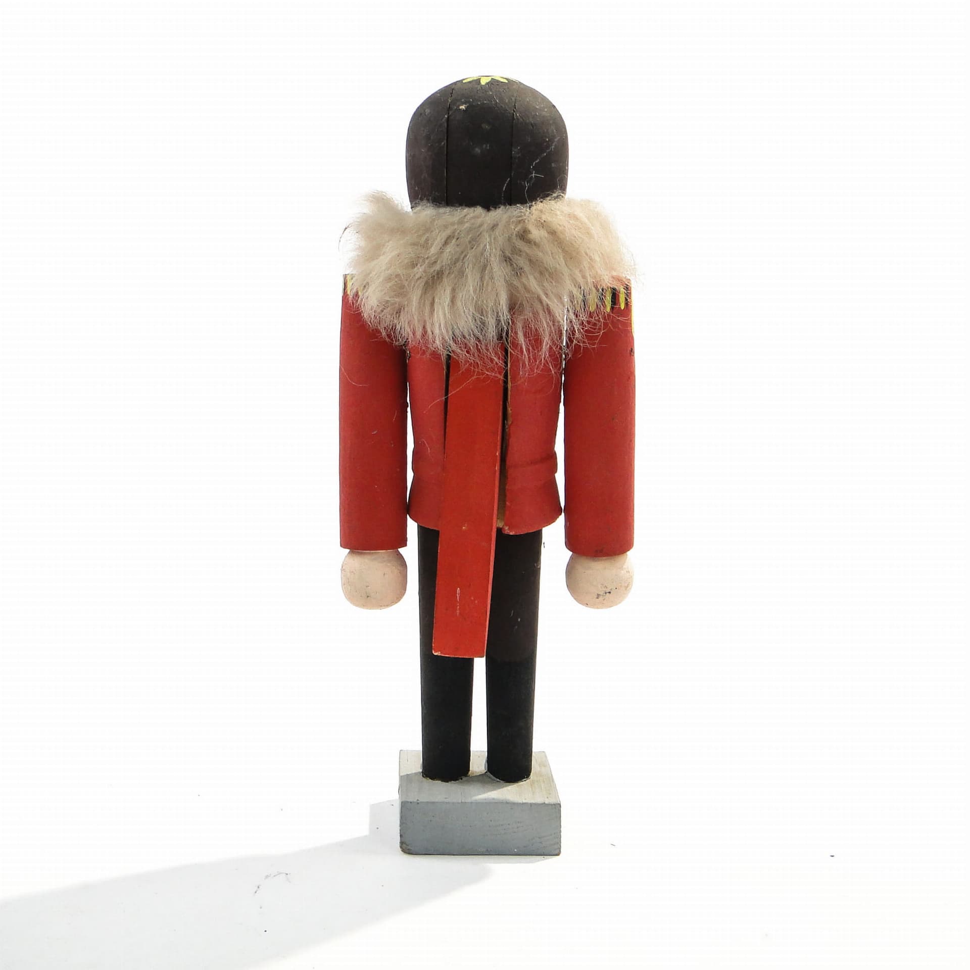 Dziadek do orzechów figuralny, czerwony, drewno, Austria, lata 60. - 171922