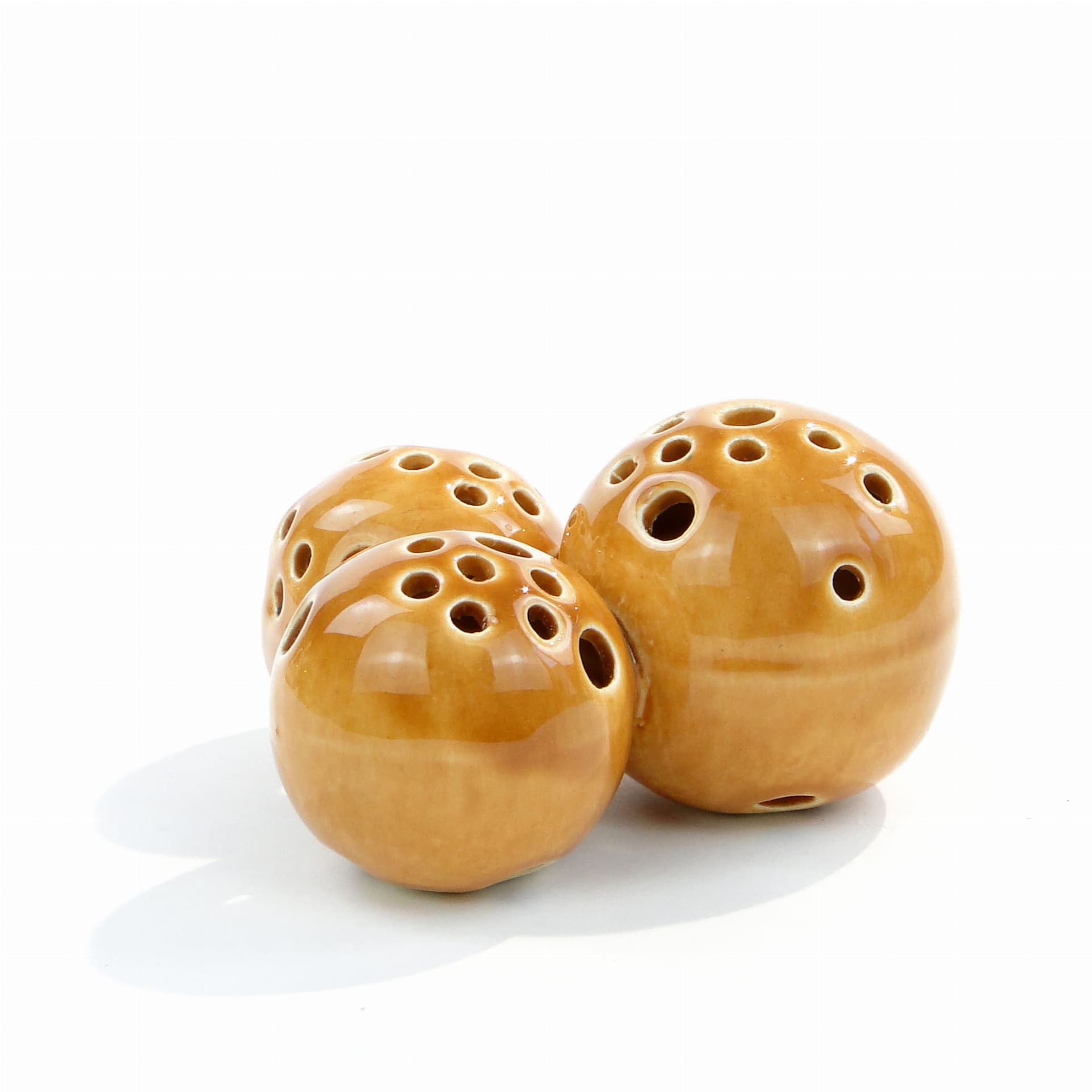 Ikebana Meteoryt, brązowy jasny, ceramika, Polska, lata 60. - 171941