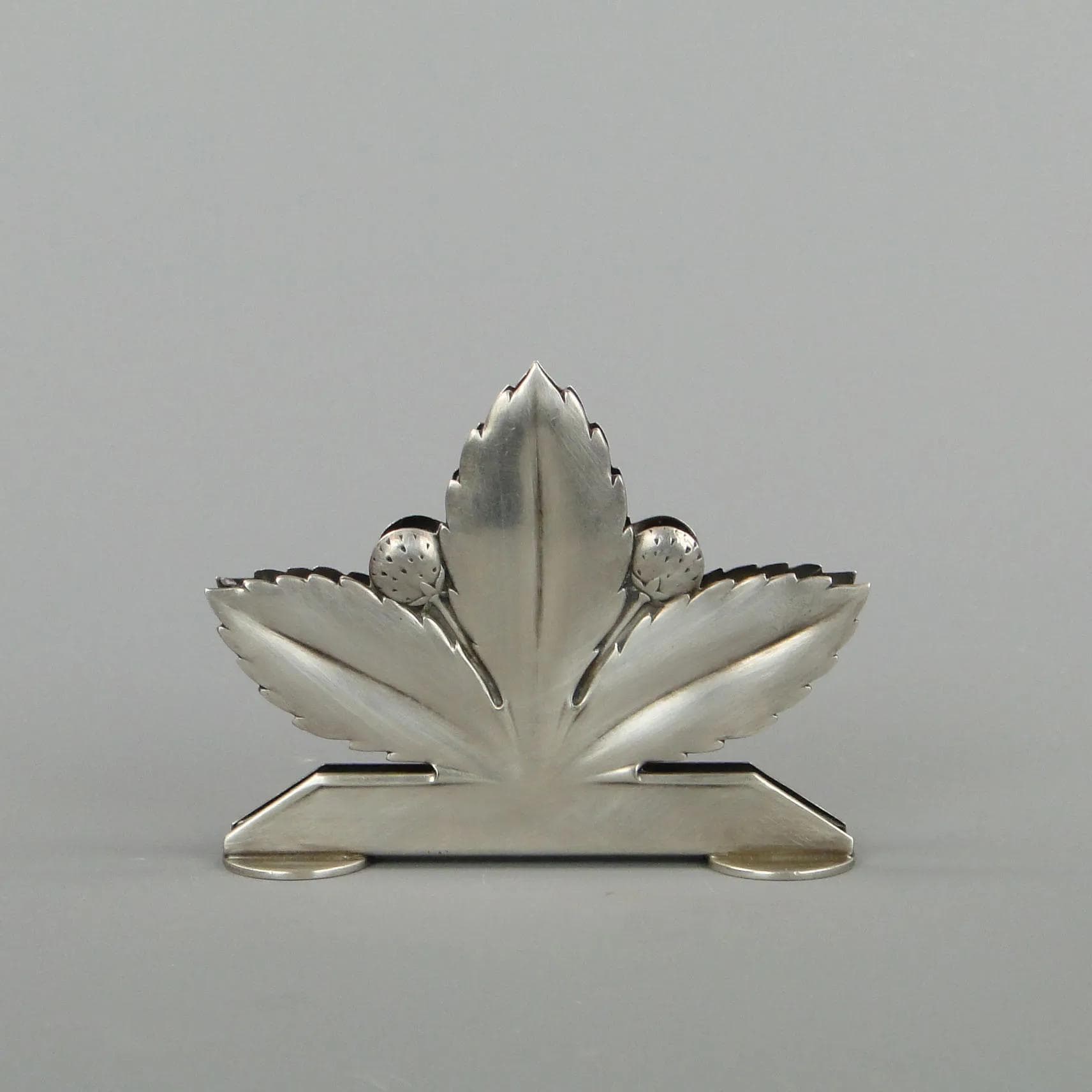 Napkin Holder Art Deco, silver, Wellner, Germany, 1930s - 11450