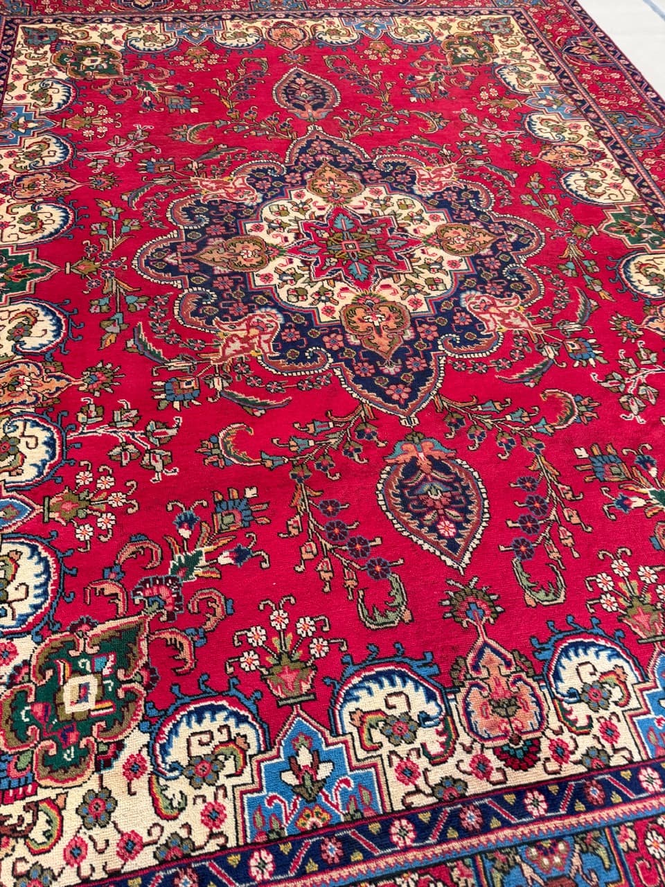 Dywan Keshan, czerwony, wełna, Iran - 172200