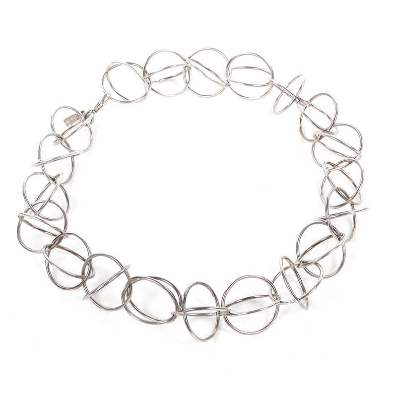 Modernist Necklace, Silver, Sweden, 21st c.