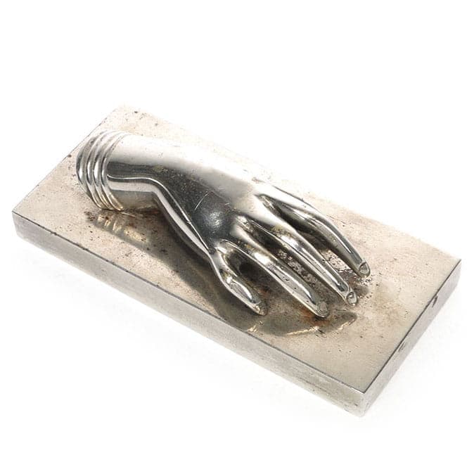 Przycisk do papieru, Art Nouveau, srebrny, metal, Austria, początek XX w. - 172359