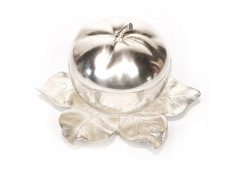 Naczynie na konfitury Art Nouveau, srebro, szkło przezroczyste, WMF, Niemcy, początek XX w. - 172397
