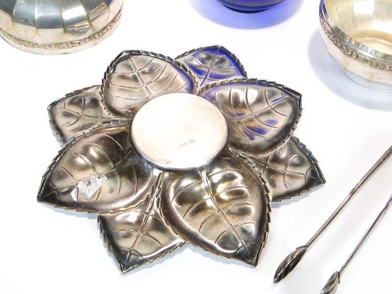 Bonbonniere Pear, silver brass, Sandrik, Slovakia, 1920s. - 172404