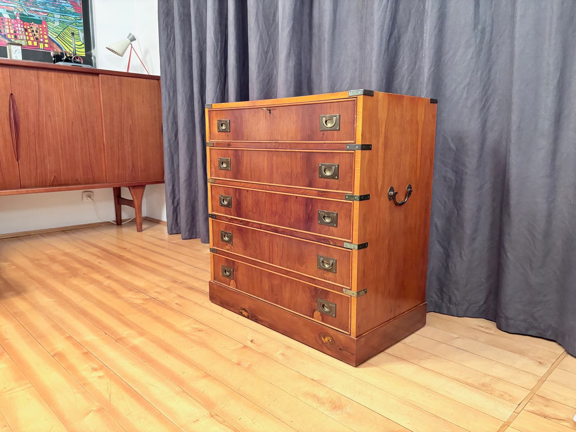 Kampanijna , wojskowa komoda , sekretarzyk , Wielka Brytania - 172545