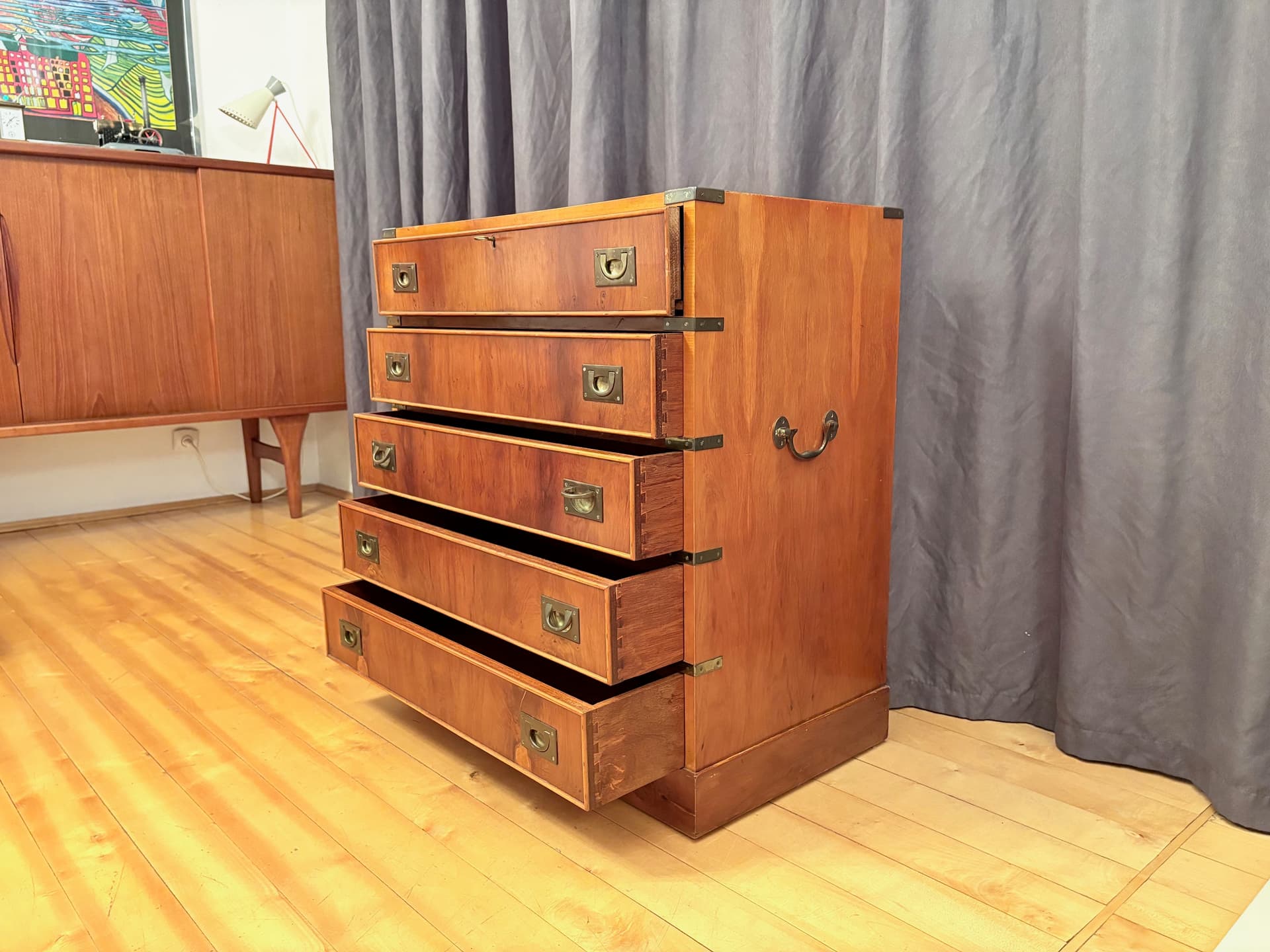 Kampanijna , wojskowa komoda , sekretarzyk , Wielka Brytania - 172546