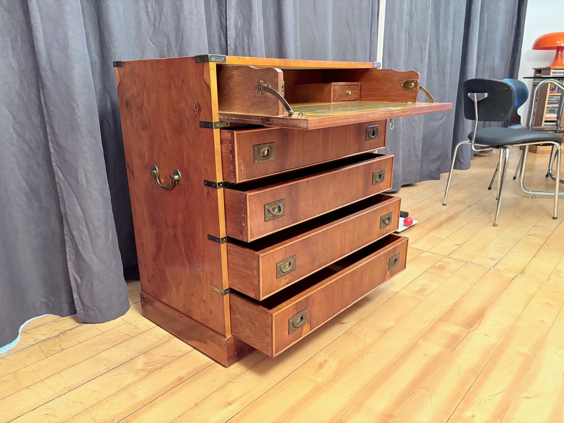 Kampanijna , wojskowa komoda , sekretarzyk , Wielka Brytania - 172547