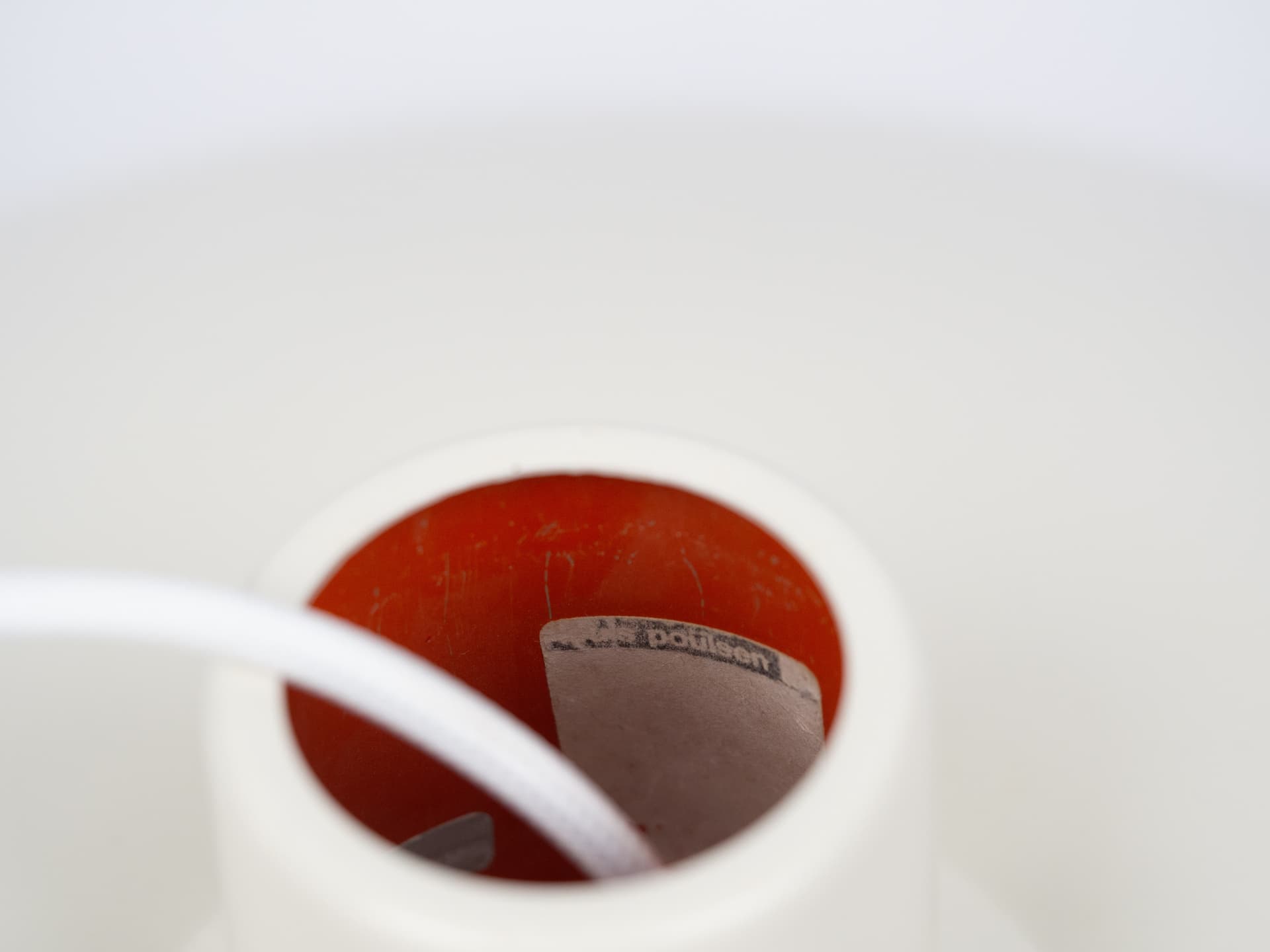 Lampa wisząca PH 4/3, biały, aluminium, proj. P. Henningsen, Louis Poulsen, Dania, lata 60. - 172575