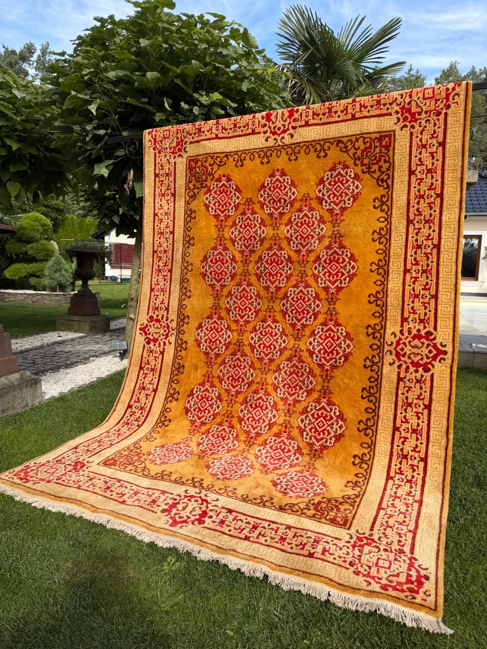 Dywan Perski Wełniany Kaszmirowy Indo Mir Herati - 172634