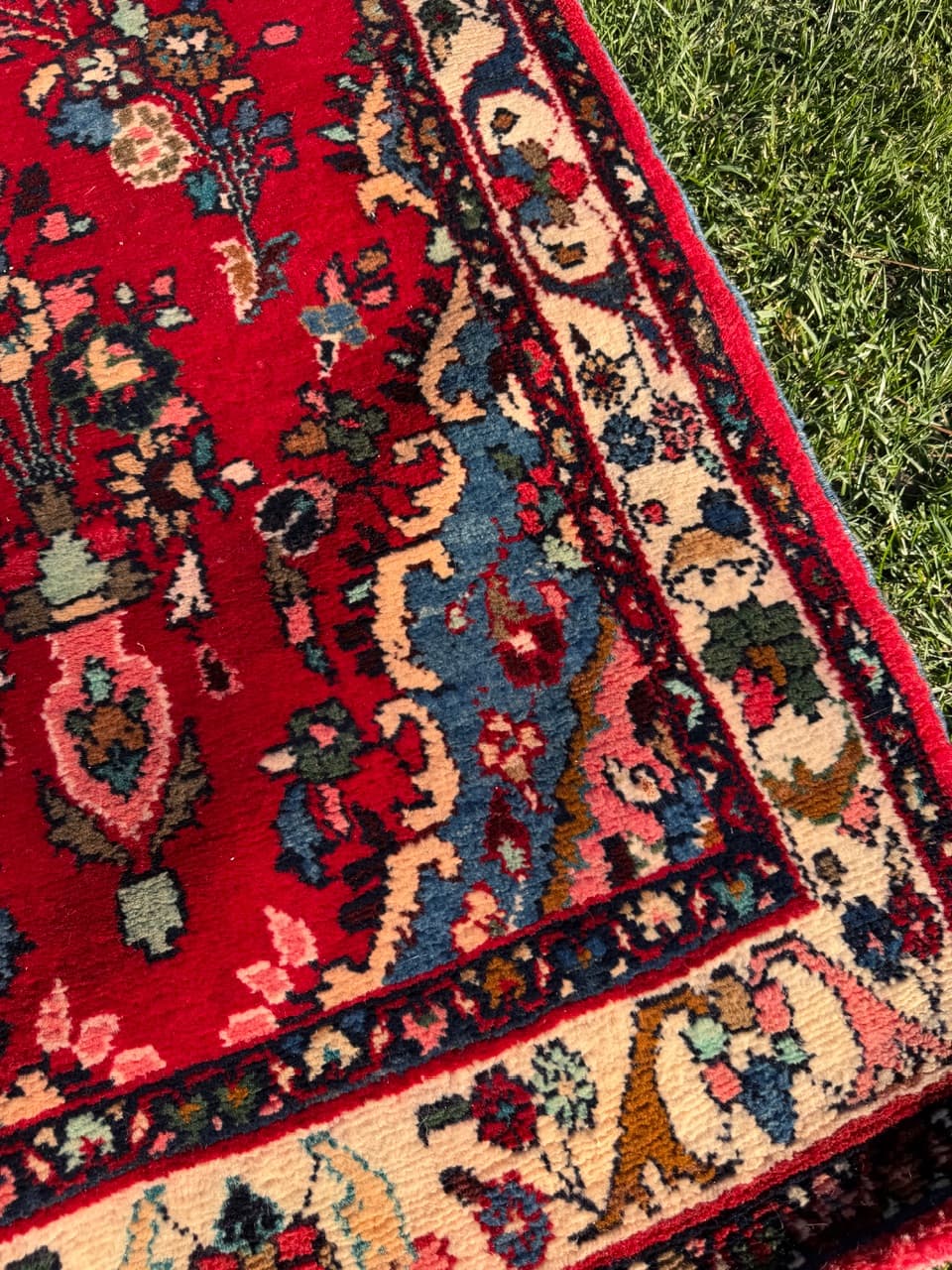 Runner Lilian, red wool, Iran, - 172689