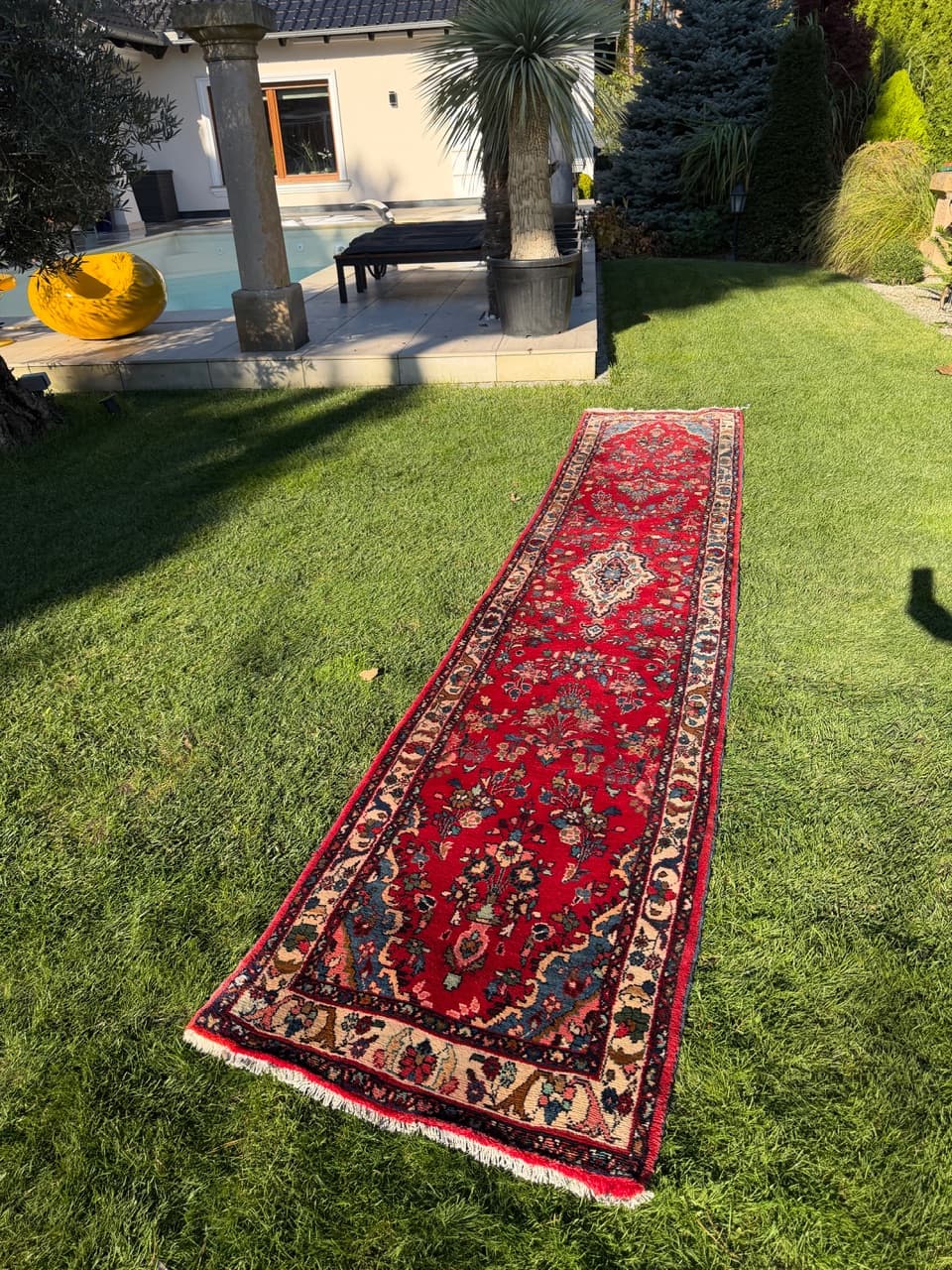 Runner Lilian, red wool, Iran, - 172692