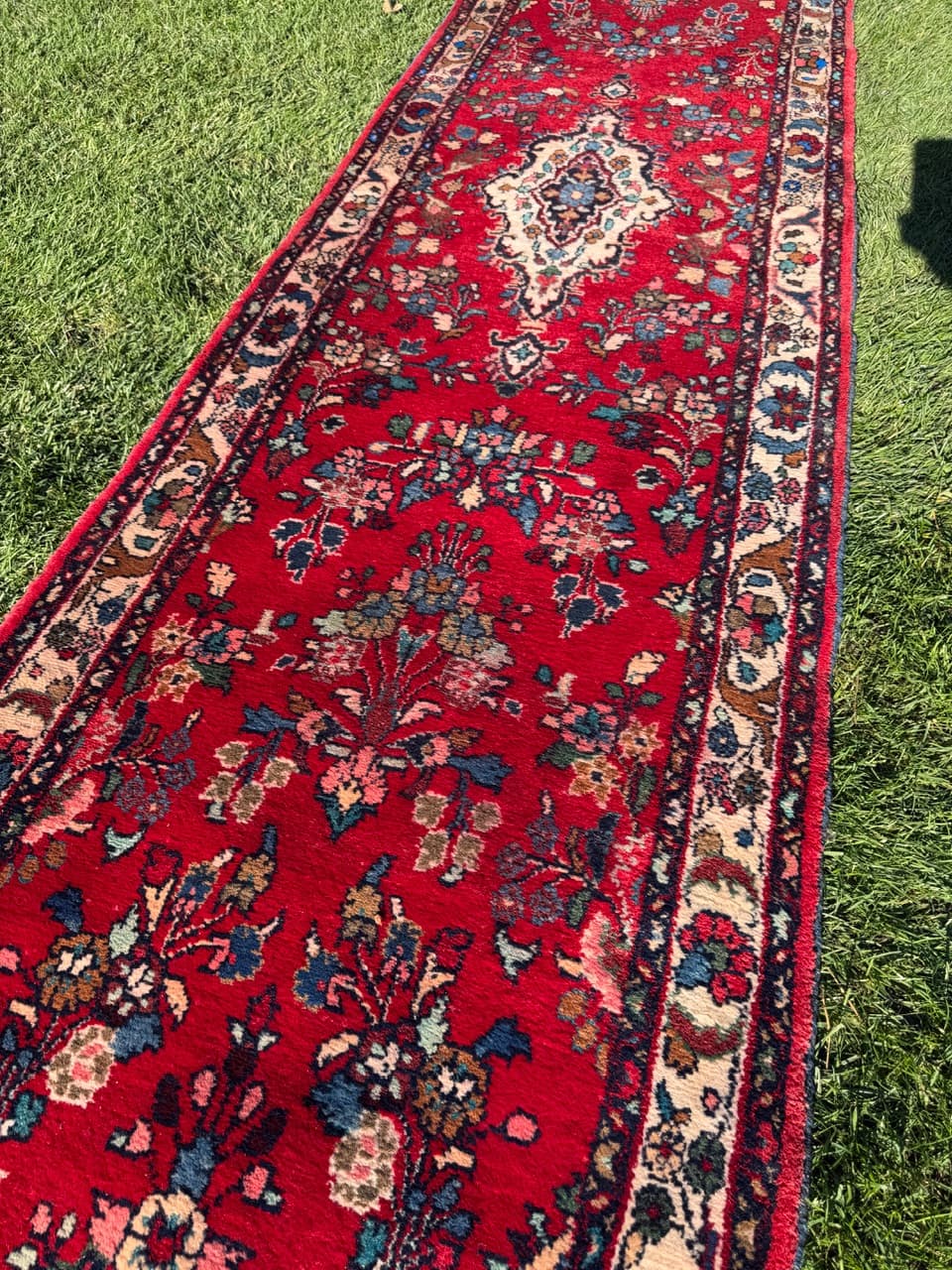 Runner Lilian, red wool, Iran, - 172699