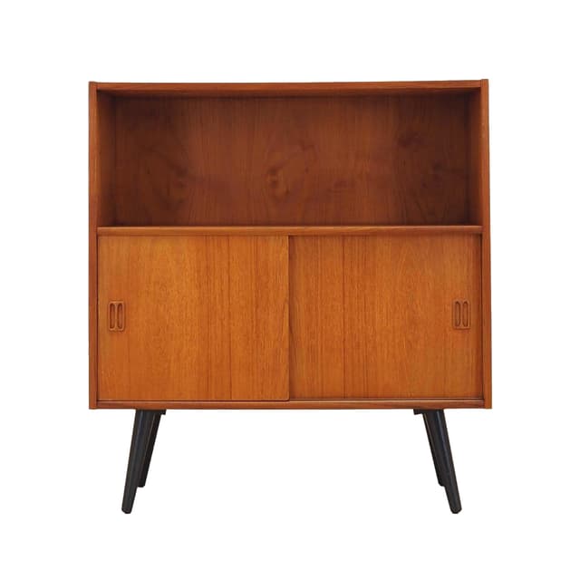 Regał, teak jasnobrązowy, Dania, lata 70. - WYMIARY