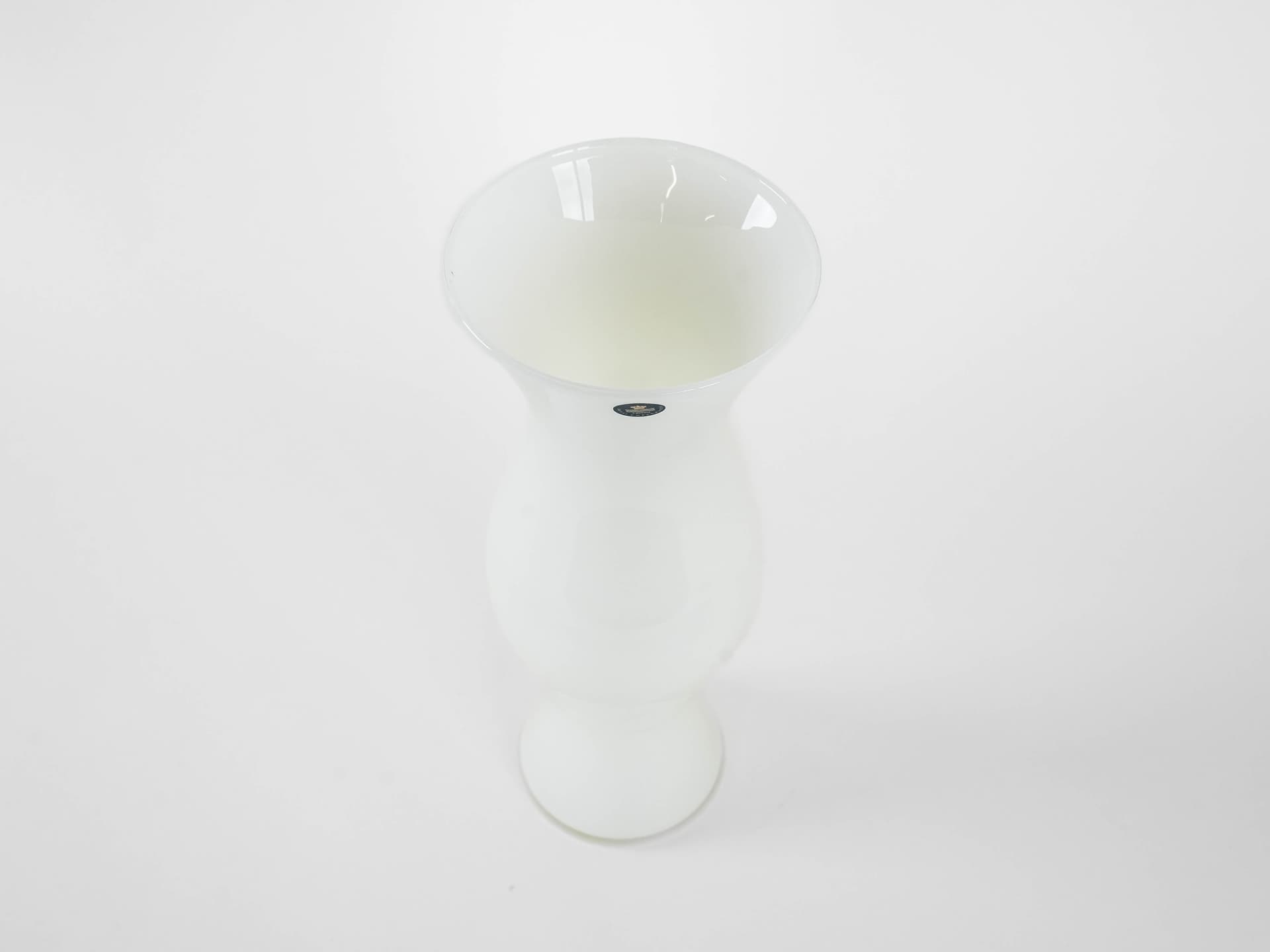 Wazon, szkło ivory white, proj. M. Bang, Royal Copenhagen, Dania, lata 70. - 173010