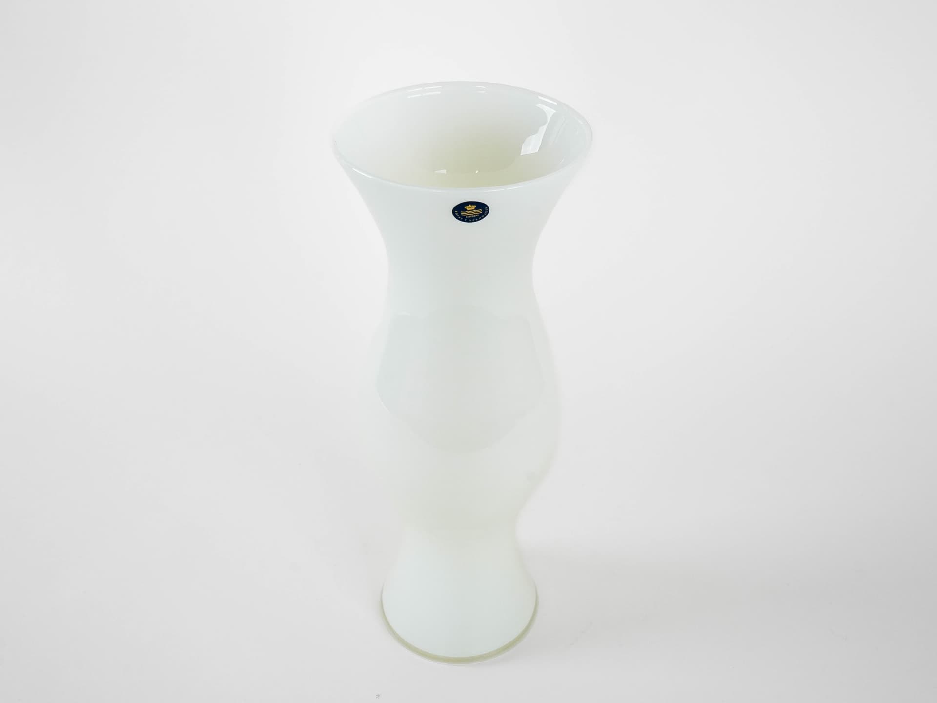 Wazon, szkło ivory white, proj. M. Bang, Royal Copenhagen, Dania, lata 70. - 173012