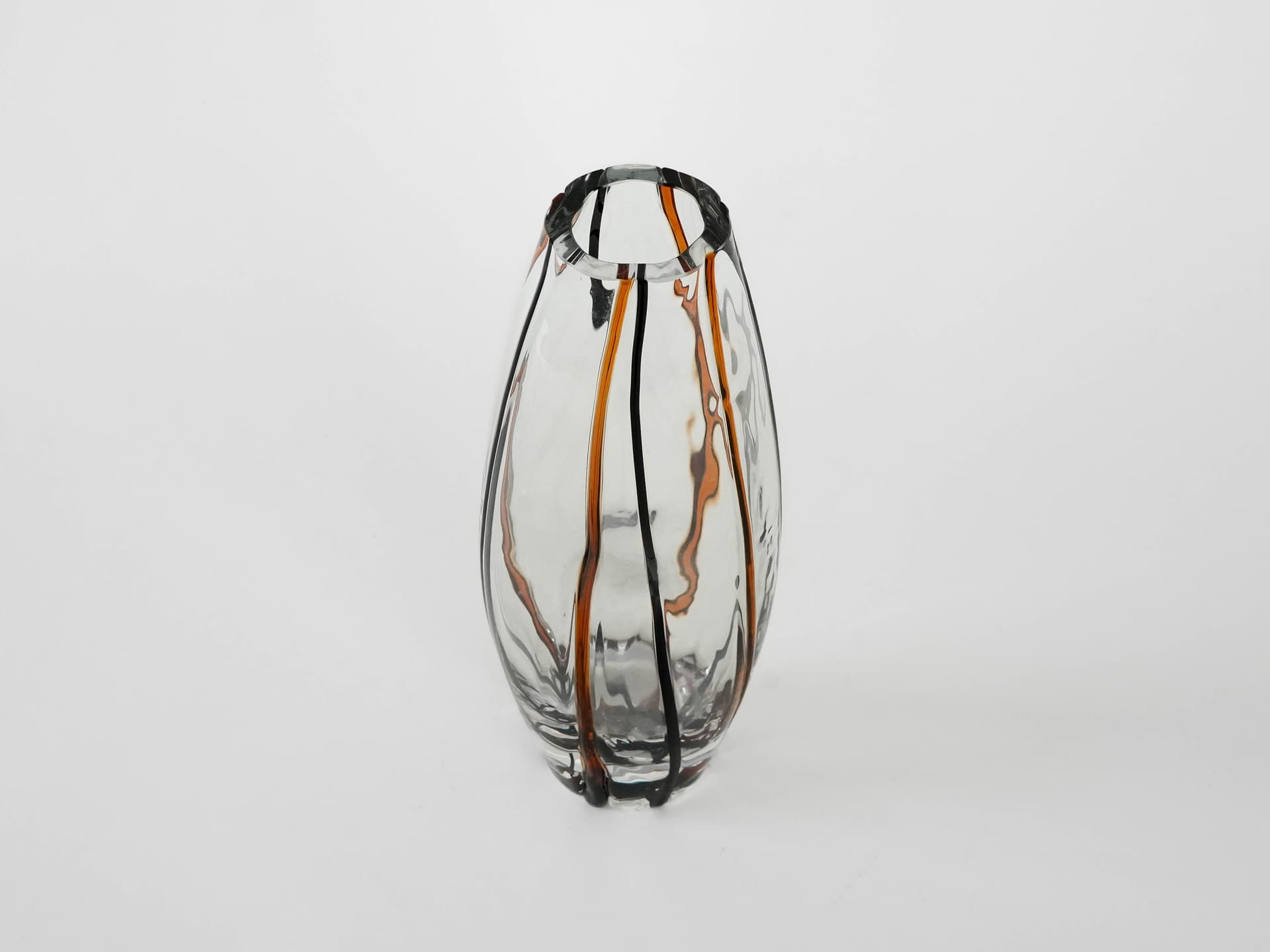 Wazon, szkło transparentne, Dania, lata 70. - 173023