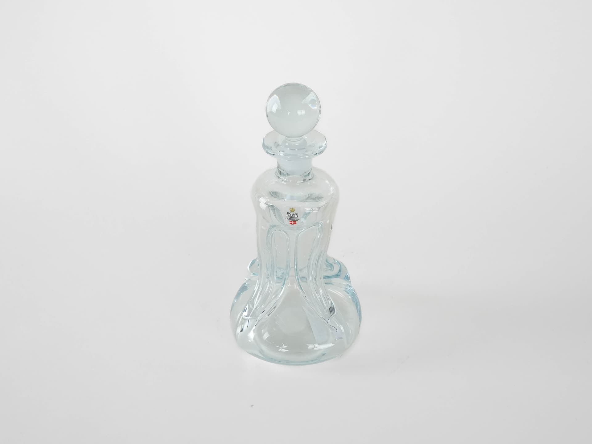 Karafka Kluk, transparent, szkło, Holmegaard, Dania, lata 70. - 173065