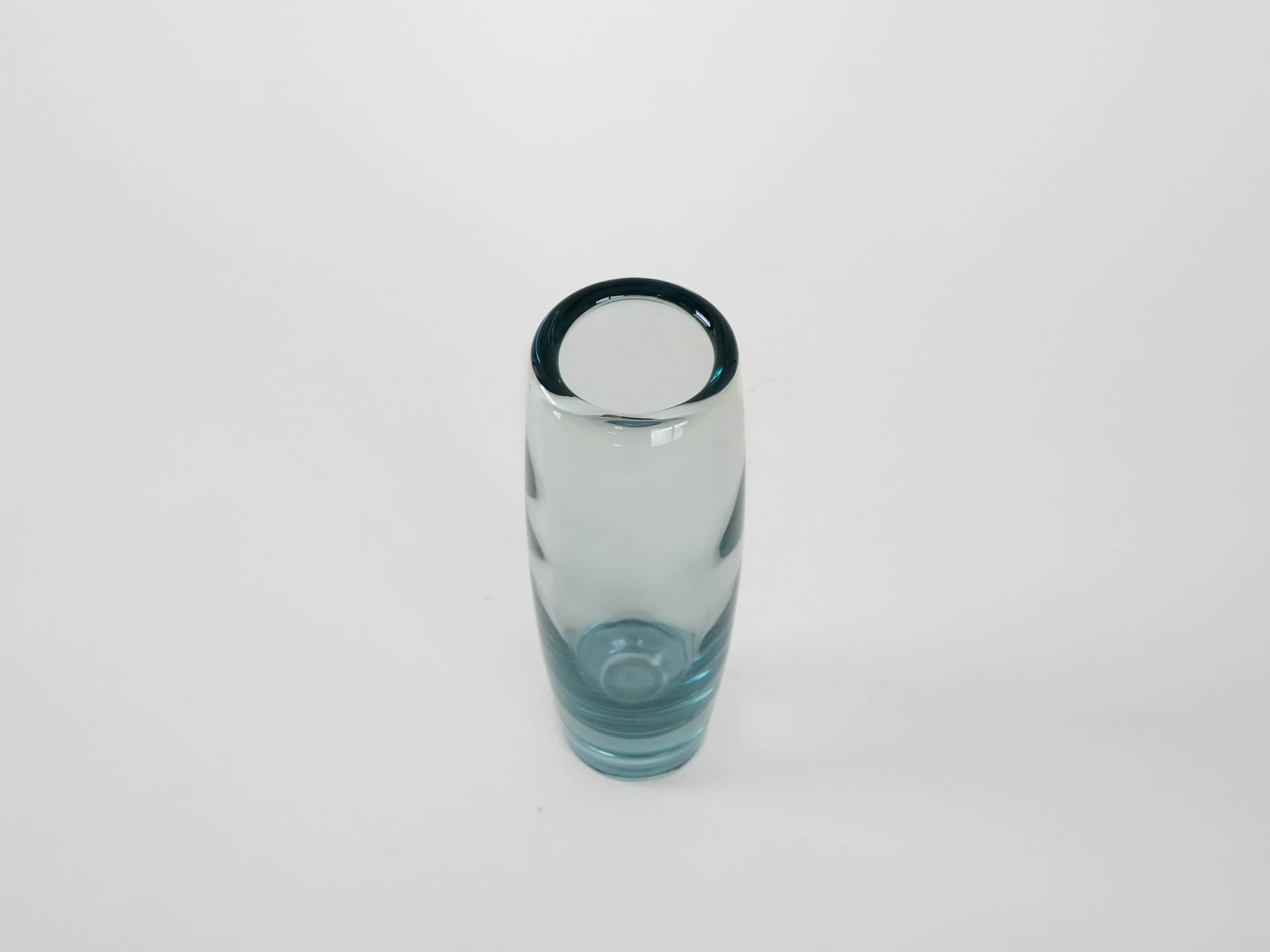 Wazon, przezroczysty szkło, proj. P. Lütken, Holmegaard, Dania, lata 50. - 173094