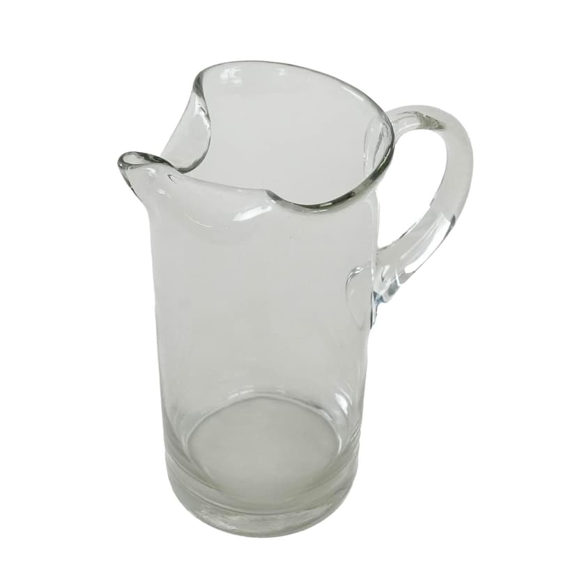 Dzbanek, transparentny, szkło, Dania, lata 70.