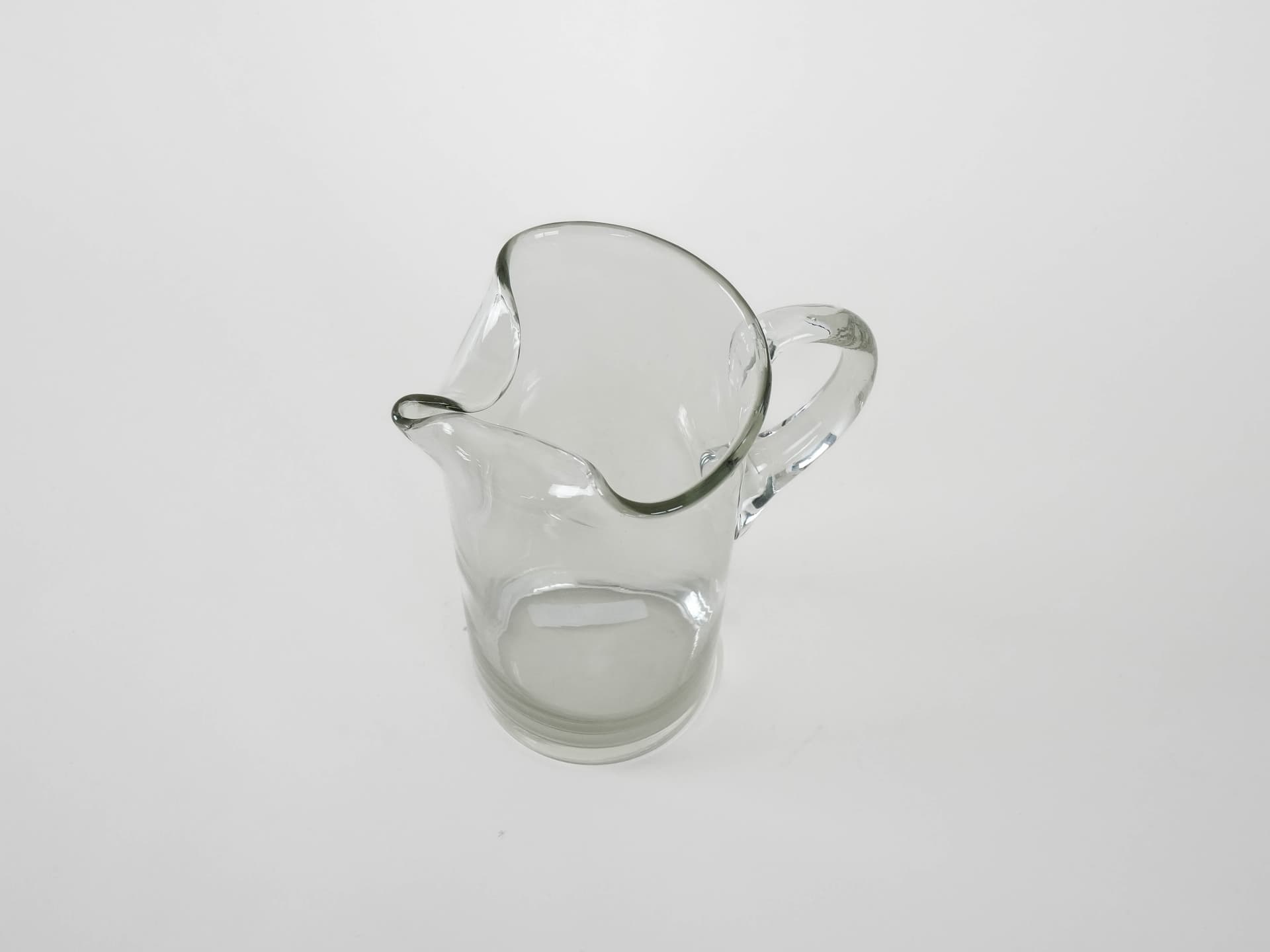Jug, transparent glass, Denmark, 1970s. - 173101