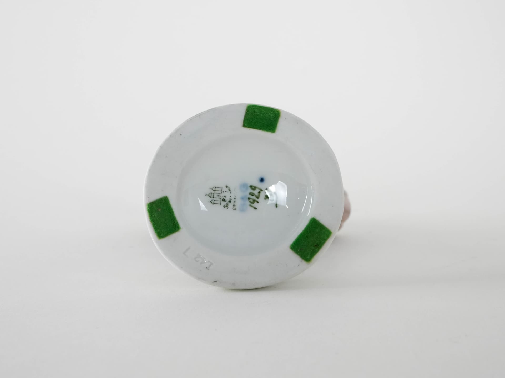 Figurka jelonek, srebrnoszary, porcelana, Bing & Grøndahl, Dania, lata 70. - 173249