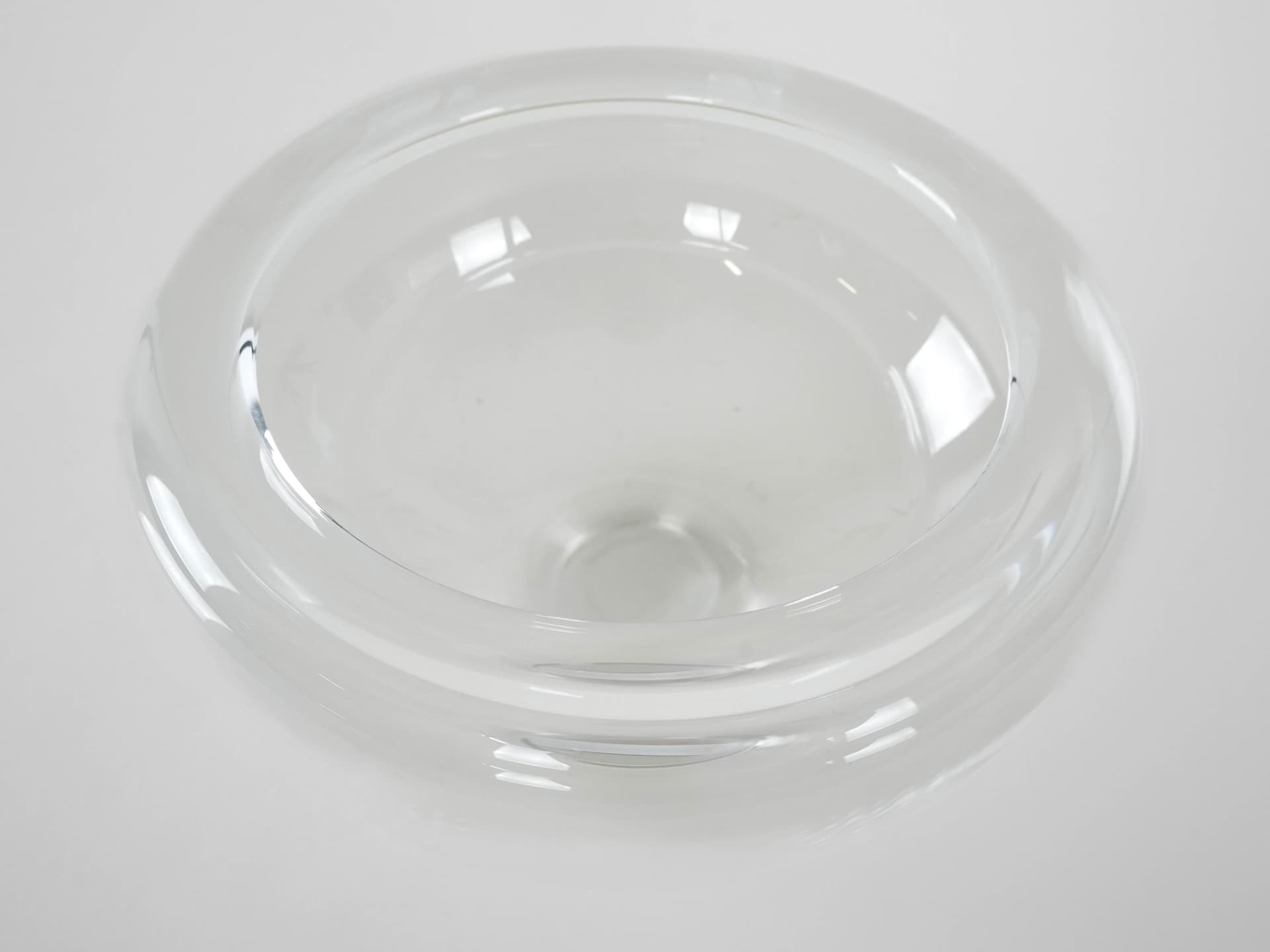 Bowl Provence, transparent glass, by P. Lütken, Royal Copenhagen, Denmark, 1950s. - 173642