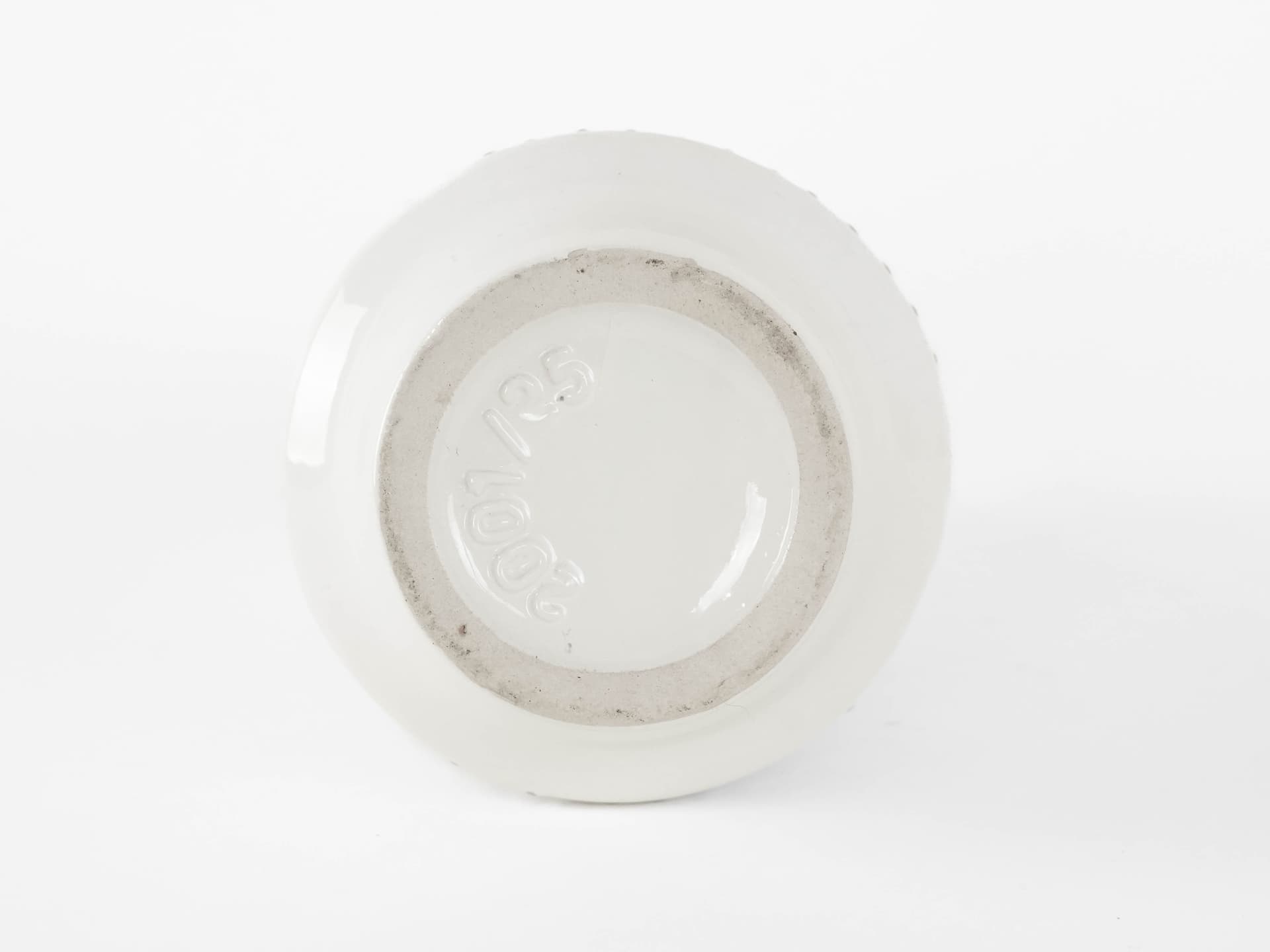 Wazon Fat Lava, biały, ceramika, Scheurich, Niemcy, lata 60. - 173824