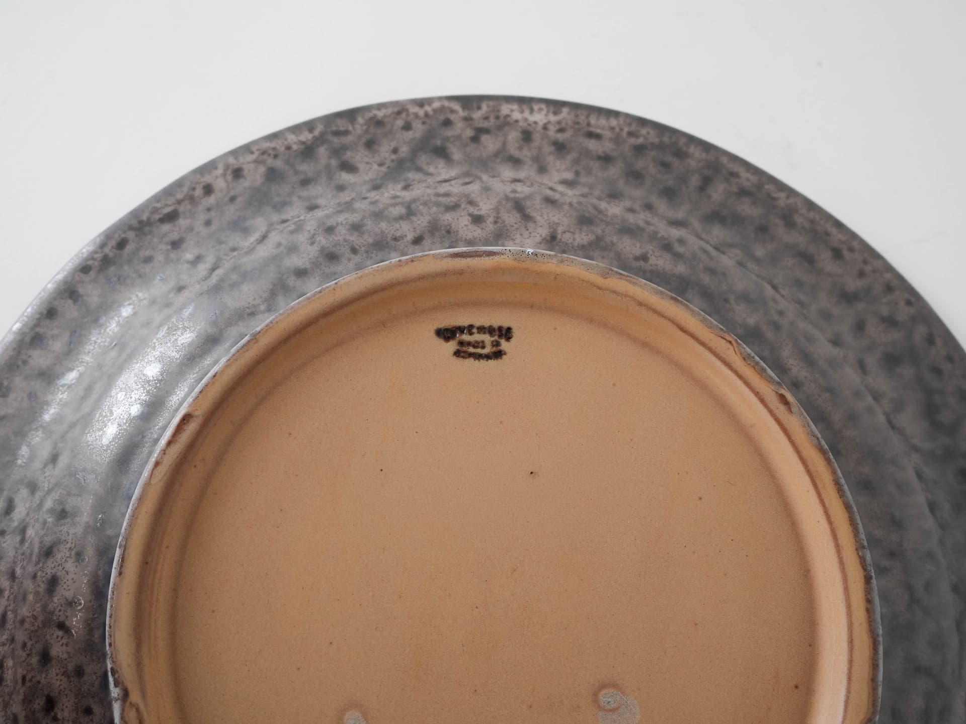 Misa dekoracyjna, brązowy, stoneware, LoveMose, Dania, lata 60. - 173858