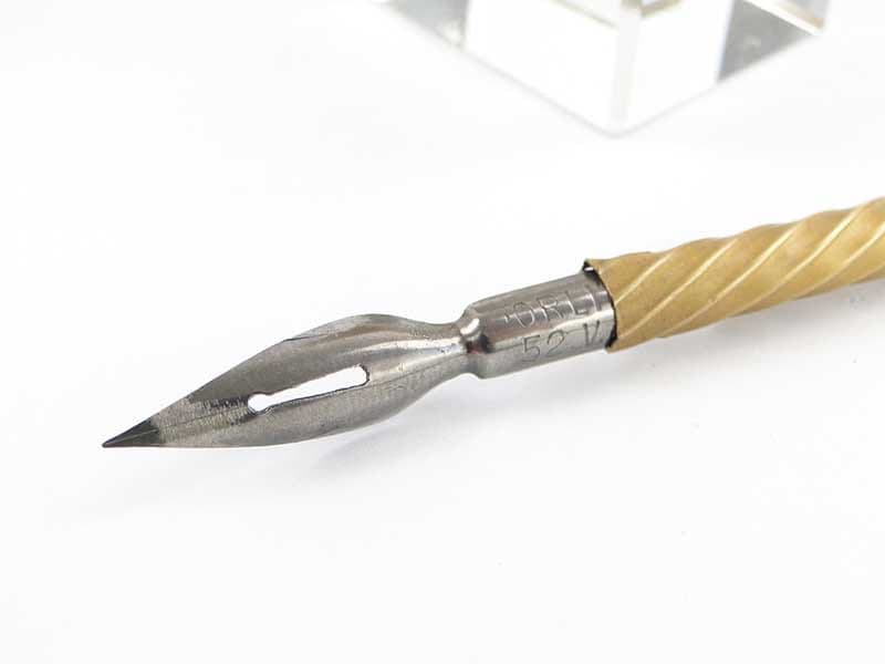 Komplet do pisania empire, złoty, brąz złocony kryształ, Francja, lata 40. - 173877